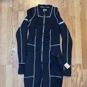 $498 Free People Movement Snowsuit Womens L Powder Vixen Catsuit Ski Snow FP NEW